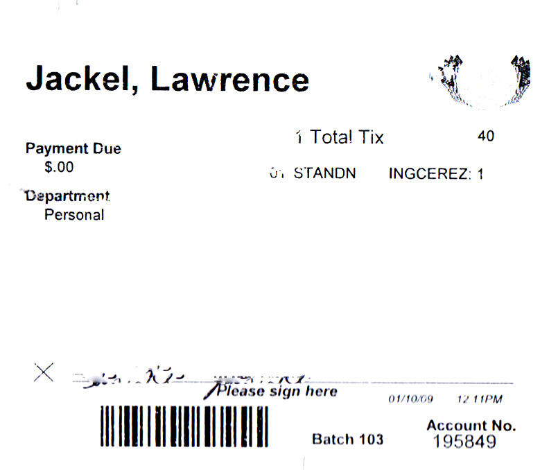 Ticket Envelope